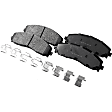 4-Wheel Set Front and Rear Brake Disc and Pad Kit, Cross-drilled and Slotted Front and Rear-363 mm RWD Pro-Line Series, Includes (4) Disc and (2) Pad Set