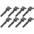 16-Piece Kit Ignition Coil, 8 Cyl., 4.6L/5.4L Engines, includes Spark Plugs