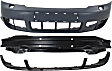 3-Piece Kit, Front Primed Bumper Cover, Includes (1) Bumper Cover, (1) Bumper Reinforcement, and (1) Valance