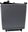 3-Piece Kit Radiator, 4.0L, 6Cyl, Includes (1) Radiator, (1) Coolant Reservoir and (1) Thermostat Housing