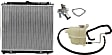 2005 Nissan Xterra - 3-Piece Kit Radiator, 4.0L 6Cyl,  Includes (1) Coolant Reservoir, (1) Radiator, and (1) Thermostat