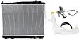3-Piece Kit Radiator, 3.5L, 6Cyl, Includes (1) Radiator, (1) Thermostat and (1) Coolant Reservoir