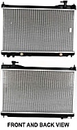 2-Piece Kit Radiator, 3.5L, 6Cyl, Sedan, Includes (1) Radiator and (1) Thermostat