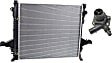 2-Piece Kit Radiator, 3.2L, 6Cyl, Includes (1) Radiator and (1) Thermostat