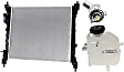 3-Piece Kit Radiator, 1.2L, 4Cyl, Includes (1) Radiator, (1) Coolant Reservoir and (1) Thermostat Housing