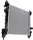 3-Piece Kit Radiator, 1.2L, 4Cyl, Includes (1) Radiator, (1) Coolant Reservoir and (1) Thermostat Housing