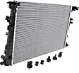 3-Piece Kit Radiator, 2.4L, 4Cyl, Includes (1) Radiator, (1) Coolant Reservoir and (1) Thermostat Housing