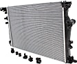 3-Piece Kit Radiator, 2.4L, 4Cyl, Includes (1) Radiator, (1) Coolant Reservoir and (1) Thermostat Housing