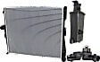 3-Piece Kit Radiator, Includes (1) Radiator, (1) Coolant Reservoir and (1) Thermostat Housing