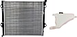 2007-2009 Toyota FJ Cruiser - 2-Piece Kit Radiator, 4.0L, 6Cyl, Includes (1) Radiator and (1) Coolant Reservoir