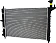 2014 GMC Acadia SLT - 2-Piece Kit Radiator, For Models With Standard Duty Cooling, 3.6L 6Cyl,  Includes (1) Coolant Reservoir and (1) Radiator