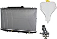 2007 Honda Accord - 3-Piece Kit Radiator,  Manual Transmission, Includes Gasket/Seal, Includes Thermostat, Temperature 17, Denso Type, 2.4L 4Cyl, Sedan,  Includes (1) Coolant Reservoir, (1) Radiator, and (1) Thermostat