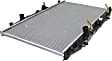 2007 Honda Accord - 3-Piece Kit Radiator,  Manual Transmission, Includes Gasket/Seal, Includes Thermostat, Temperature 17, Denso Type, 2.4L 4Cyl, Sedan,  Includes (1) Coolant Reservoir, (1) Radiator, and (1) Thermostat