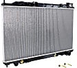 3-Piece Kit Radiator, 3.5L, 6Cyl, Includes (1) Radiator, (1) Thermostat and (1) Coolant Reservoir