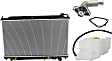 3-Piece Kit Radiator, 3.5L, 6Cyl, Includes (1) Radiator, (1) Thermostat and (1) Coolant Reservoir