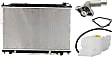 3-Piece Kit Radiator, 3.5L, 6Cyl, Includes (1) Radiator, (1) Thermostat and (1) Coolant Reservoir