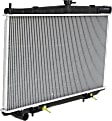 3-Piece Kit Radiator, 2.4L, 4Cyl, Includes (1) Radiator, (1) Thermostat and (1) Coolant Reservoir