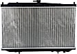 3-Piece Kit Radiator, 2.4L, 4Cyl, Includes (1) Radiator, (1) Thermostat and (1) Coolant Reservoir