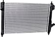 3-Piece Kit Radiator, 1.6L, 4Cyl, Includes (1) Radiator, (1) Coolant Reservoir and (1) Thermostat Housing