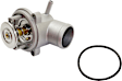 Radiator with Thermostat, 2.2L/2.3L Engines, with Housing, Plastic Tank