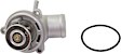 Radiator with Thermostat, 2.2L/2.3L Engines, with Housing, Plastic Tank