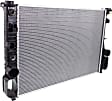 3-Piece Kit Radiator, 3.2L, 6Cyl, Includes (1) Radiator, (1) Water Outlet and (1) Coolant Reservoir