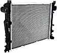 3-Piece Kit Radiator, Includes (1) Radiator, (1) Water Outlet and (1) Coolant Reservoir