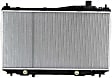 2005 Honda Civic Value Package - 3-Piece Kit Radiator, Automatic CVT Transmission, 1.7L 4Cyl, Sedan,  Includes (1) Coolant Reservoir, (1) Radiator, and (1) Thermostat