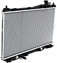 2005 Honda Civic Value Package - 3-Piece Kit Radiator, Automatic CVT Transmission, 1.7L 4Cyl, Sedan,  Includes (1) Coolant Reservoir, (1) Radiator, and (1) Thermostat