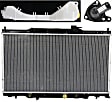 3-Piece Kit Radiator, 2.4L Engine, Aluminum Core, Plastic Tank, includes Coolant Reservoir and Thermostat