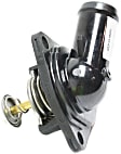 3-Piece Kit Radiator, 2.4L Engine, Aluminum Core, Plastic Tank, includes Coolant Reservoir and Thermostat