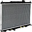 3-Piece Kit Radiator, 2.4L Engine, Aluminum Core, Plastic Tank, includes Coolant Reservoir and Thermostat