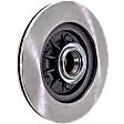 2-Wheel Set Front Brake Disc and Pad Kit, Plain Surface 5 Lugs 308 mm Semi-metallic Pro-Line Series, Includes (2) Disc and (1) Pad Set