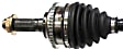 7-Piece Kit Front, Driver and Passenger Side Axle Assembly - New 7-Piece Kit, 2.5L, 4Cyl, Includes (2) Brake Disc, (1) Brake Pad Set, (2) Control Arm and (2) Axle Assembly