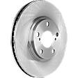 2007 Toyota Highlander - 4-Wheel Set Front and Rear Brake Disc and Pad Kit, Plain Surface, 5 Lugs, Front-295.91 mm/Rear-288.04 mm, Ceramic, 2.4L 4Cyl, Pro-Line Series Includes (4) Disc and (2) Pad Set