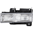 1995-2000 Chevrolet Tahoe - 10-Piece Kit Driver and Passenger Side Halogen Headlight, Includes (2) Headlight, (2) Reflector, (2) Side Marker, (2) Tail Light, and (2) Turn Signal Light