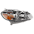 2006 Toyota Corolla - 4-Piece Kit Driver and Passenger Side Halogen Headlight, With bulb(s), USA Built Vehicle, OE Replacement,  Includes (2) Fog Light and (2) Headlight