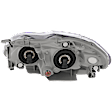 2006 Toyota Corolla - 4-Piece Kit Driver and Passenger Side Halogen Headlight, With bulb(s), USA Built Vehicle, OE Replacement,  Includes (2) Fog Light and (2) Headlight