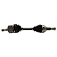 4-Piece Kit Front, Passenger Side Axle Assembly, New Kit, includes (2) Axle Assembly and (1) Tie Rod End