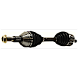 4-Piece Kit Front, Passenger Side Axle Assembly, New Kit, includes (2) Axle Assembly and (1) Tie Rod End