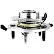 2-Wheel Set Front, Driver and Passenger Side Wheel Hub, 5 Lugs, With Bearing, With Sensor, 4WD, includes (2) Sway Bar Link and (2) Wheel Hub