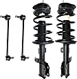 4-Piece Kit Front Suspension Kit, Includes (2) Loaded Strut and (2) Sway Bar Link