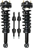 4-Piece Kit Front, Driver and Passenger Side Suspension Kit, Includes (2) Sway Bar Link and (2) Shock Absorber and Strut Assembly