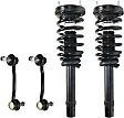 2008 Hyundai Sonata - 4-Piece Kit Front, Driver and Passenger Side Suspension Kit,  Includes (2) Loaded Strut and (2) Sway Bar Link