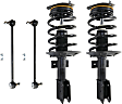 4-Piece Kit Front, Driver and Passenger Side Suspension Kit, Includes (2) Sway Bar Link and (2) Shock Absorber and Strut Assembly