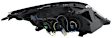 2008 Saturn Aura - 4-Piece Kit Driver and Passenger Side Halogen Headlight, With bulb(s), OE Replacement, Sedan,  Includes (2) Fog Light and (2) Headlight