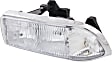 2000 Chevrolet Blazer - 4-Piece Kit Driver and Passenger Side Halogen Headlight, With bulb(s), OE Replacement,  Includes (2) Headlight and (2) Turn Signal Light
