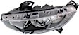 2017 Honda Civic - 4-Piece Kit Driver and Passenger Side Halogen Headlight, With bulb(s), OE Replacement, Coupe,  Includes (2) Fog Light and (2) Headlight