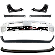 7-Piece Kit, Front Bumper, Chrome, Includes (1) Bumper, (4) Bumper Bracket, and (2) Bumper Cover