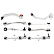 8-Piece Kit Front, Driver and Passenger Side, Upper and Lower, Frontward and Rearward Control Arm, Includes (6) Control Arm and (2) Lateral Link